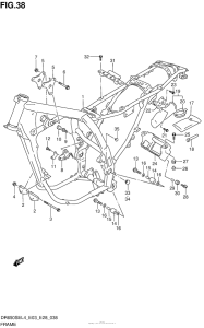  Frame (Dr650Sel4 E33)