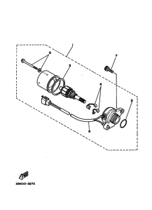 CH50EE Starting motor set