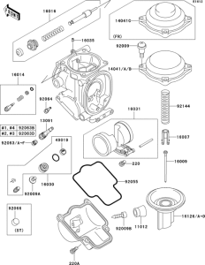 ZX750 Carburetor parts(1 / 2)