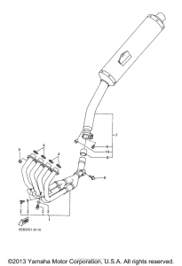 YZF-R6 Выхлопная система
