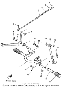 BW80T Подножки