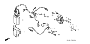 CR125R C.d.i. unit / servo motor