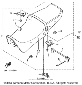FZR1000BC Сиденье
