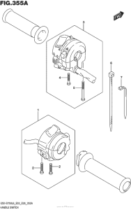 GSX-S750 (ABS) Рулевые переключатели