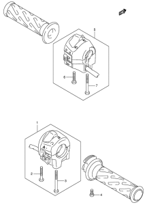 SV1000 Рулевой переключатель