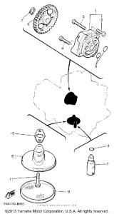 YX600U Масляный насос