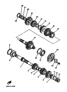 FZ600 FZ600U Трансмиссия