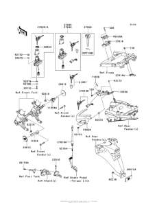 ZX1400 Замок зажикания