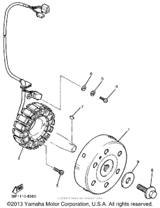 FZR400SWC Генератор