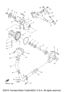 YZF-R1 Водяной насос