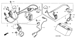 CBF600 (Naked) Аккумулятор