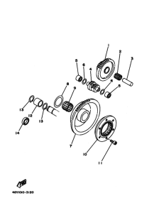 TT250R ｽﾀｰﾀｸﾗﾂﾁ