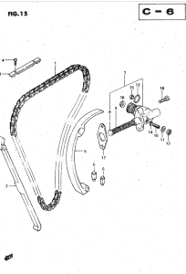GSX750 Держатель направляющей