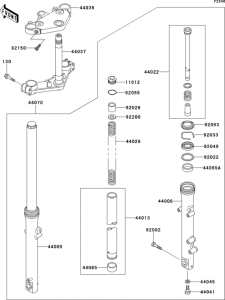 ZL600 Передняя вилка