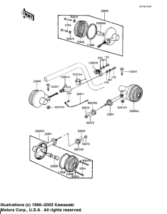 KZ1100 Поворотники