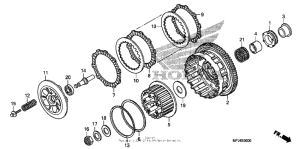 CBR600RR (ABS) Сцепление