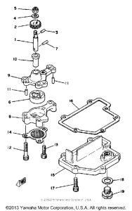 TZ250H Масляный насос