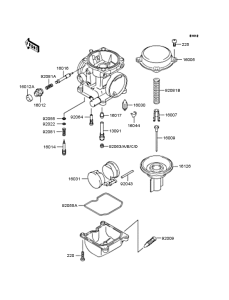 EL250 Карбюратор в разборе