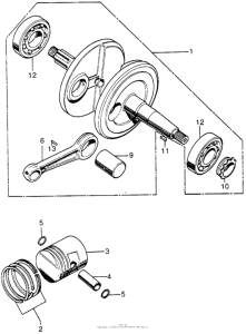 CL70 Коленвал