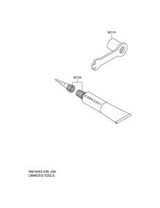 RM100 Owner's tool
