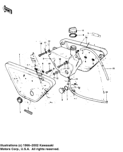 KH100 Side covers / oil tank