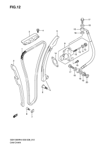 GSX1300R Держатель направляющей
