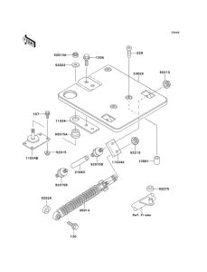 KZ1000 Багажник
