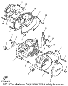 PW50L1 Картер двигателя