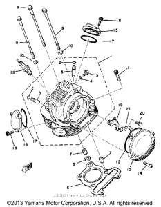 SR185H Головка цилиндров