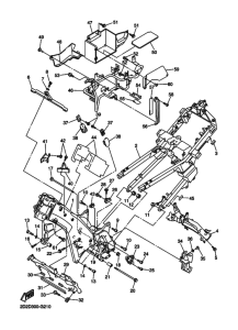 FJR1300AS Frame comp