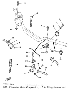 TT225S Handle switch-lever