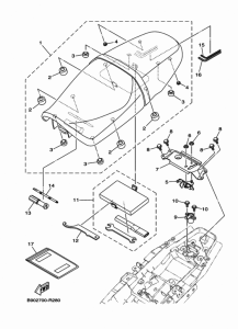 XSR900 Сиденье