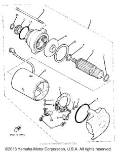 XJ1100 Стартер
