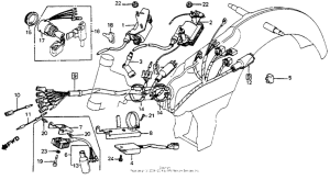 CT110 Wire harness + ignition coil
