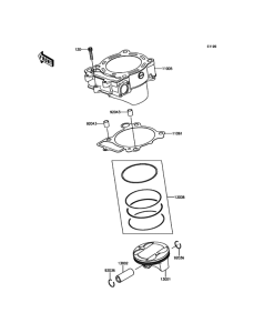  Цилиндр и поршни