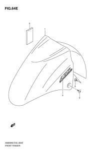 AN650 (ABS) Переднее крыло