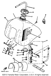 IT175J Топливный бак