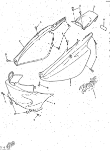 CW50RS Боковые обтекатели