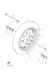 XVZ1300A Переднее колесо