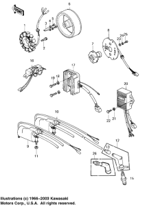 KZ1000 Ignition / generator / regulator