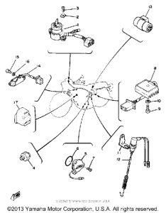 XS400-2E - 1978 Электрика
