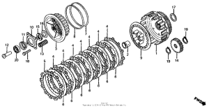 CB650 Сцепление