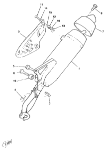 CW50RS Выхлопная система