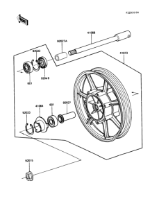 ZN1300 Переднее колесо