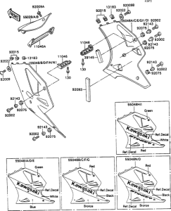 ZX750 Cowling lowers(1 / 2)