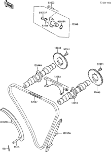 EN450 Распред вал