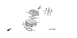 SGX50 Cylinder / cylinder head