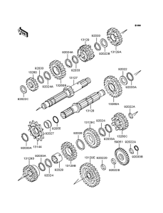 KLX250 Трансмиссия