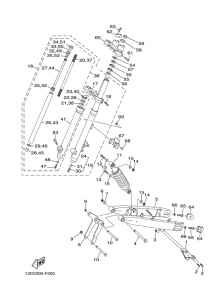 XT125R Front & rear suspension