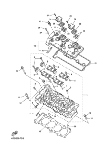 YZF-R1 Головка цилиндров